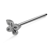 Butterfly Shaped S316L Straight Nose Stud SSNSKA-322